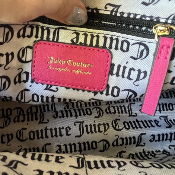 Juicy Couture Bag HOT PINK FREE LOVE HERITAGE Bowler Bag - Picture 4 of 5